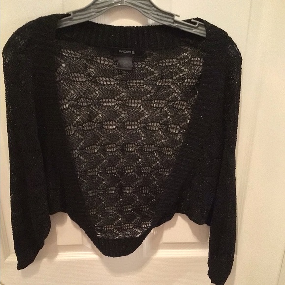 Arden B Sweaters - Arden B lace black cardigan size medium NWOT